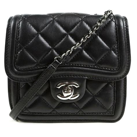 chanel black and white small drawstring crossbody bag|Chanel crossbody bag vintage.